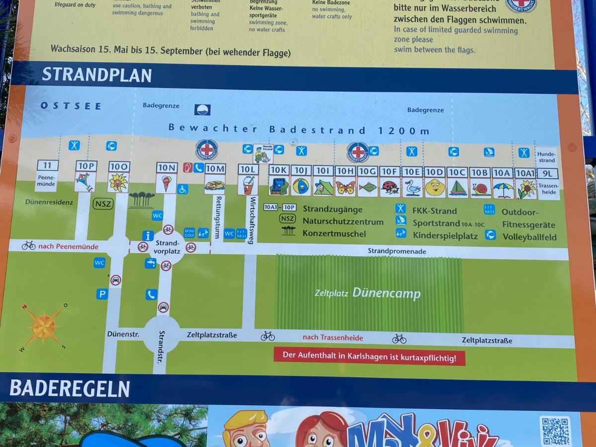 Dünenresidenz Karlshagen - Ferienwohnung Ginsterweg Exterior foto